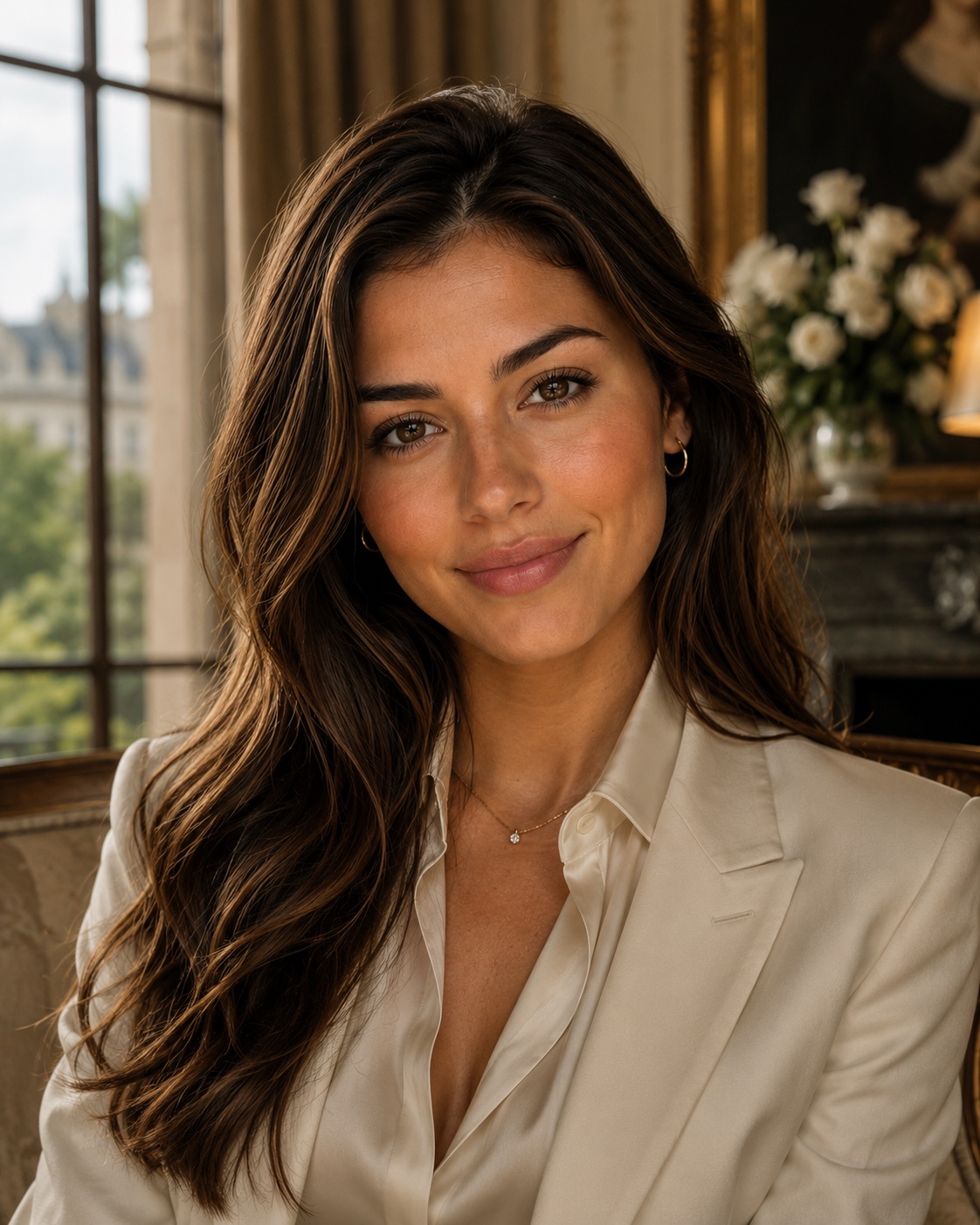 Luxury portrait transformation example